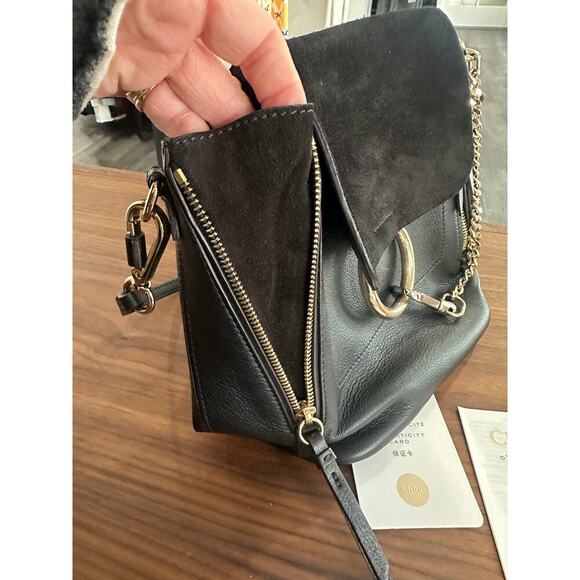 Chloe Faye Suede and Leather Backpack main image 7